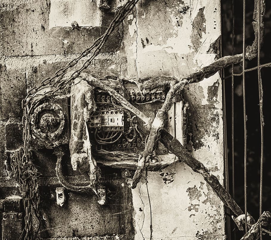 Current, Box, Cable, Switch, elektrik, broken, burned, braised HD wallpaper