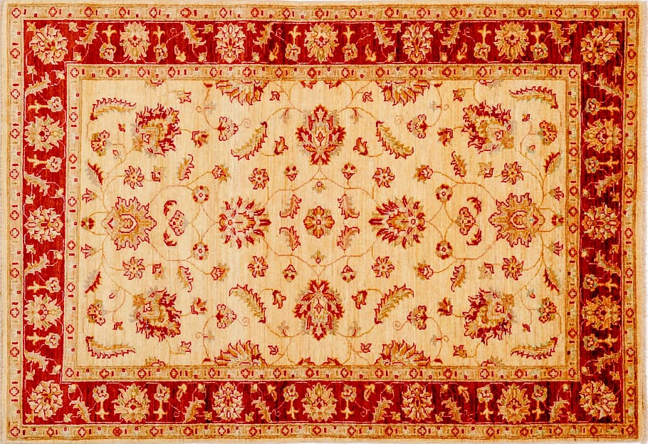 carpet, orient, hand-knotted, pattern, backgrounds, red, antique, HD wallpaper