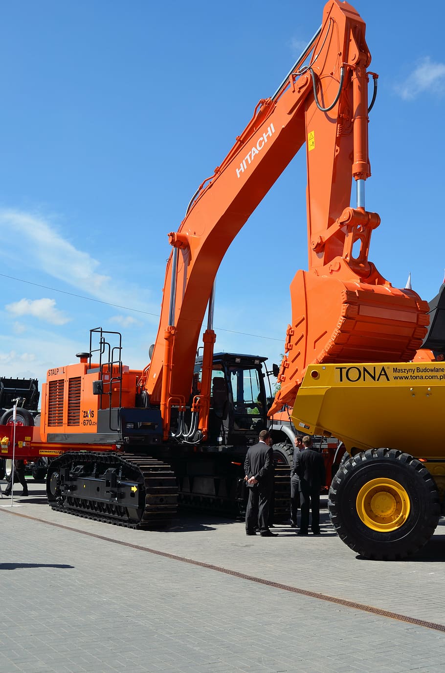 excavator, equipment, construction, building, business, work HD wallpaper