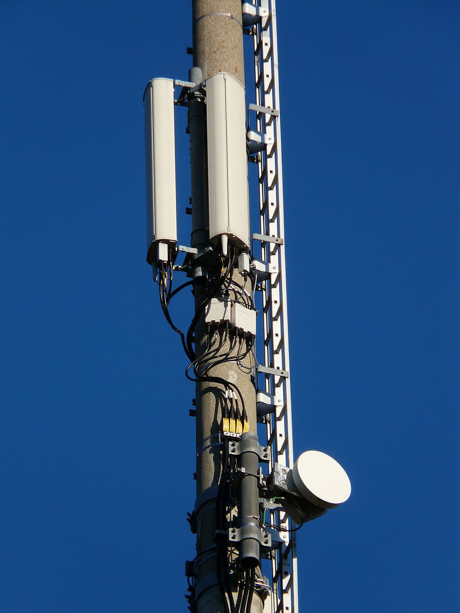 Transmission Tower, Radio Tower, mast, antennas, radio relay