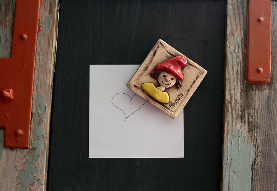 fridge magnet, ceramic, kitchen, helper, image, imp, wood - material HD wallpaper