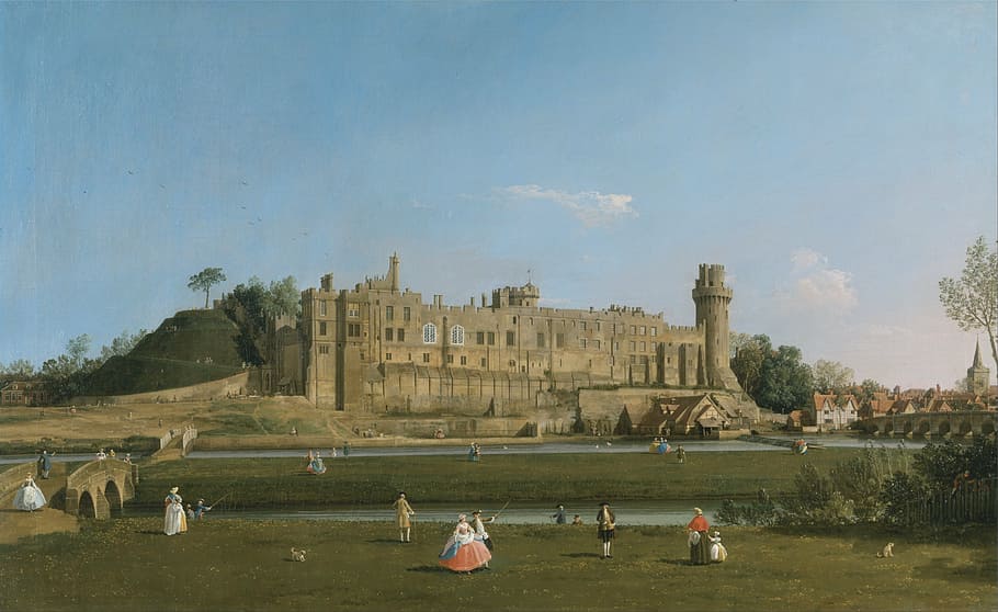 canaletto, art, artistic, painting, oil on canvas, artistry, HD wallpaper