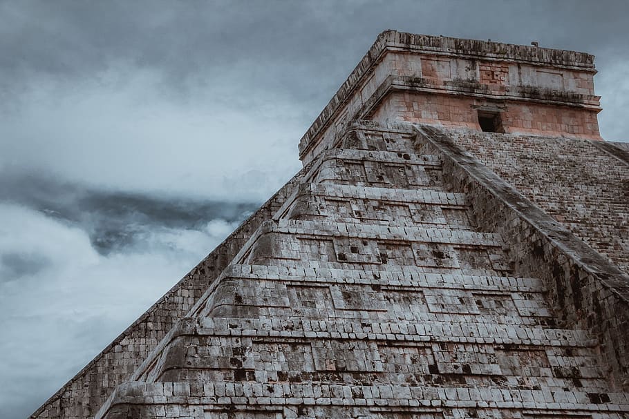Chichen Itza, coba, mayan, ruins, mexico, pyramid, architecture, HD wallpaper