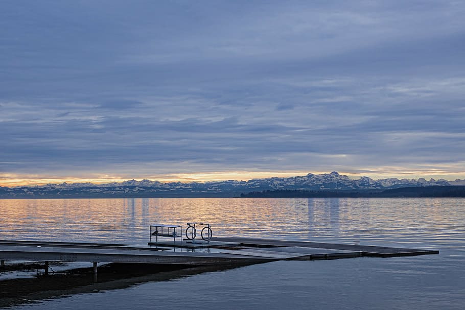 lake constance, web, water, alpine, alpine panorama, morgenstimmung HD wallpaper