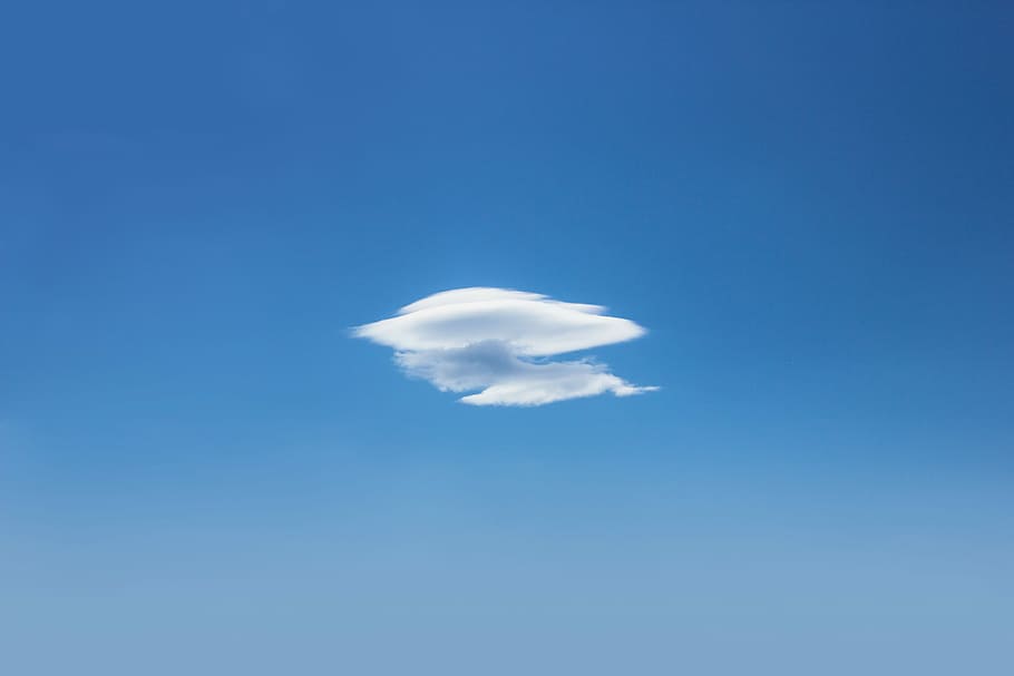 white clouds, white and blue sky, cloudscape, nature, bright HD wallpaper