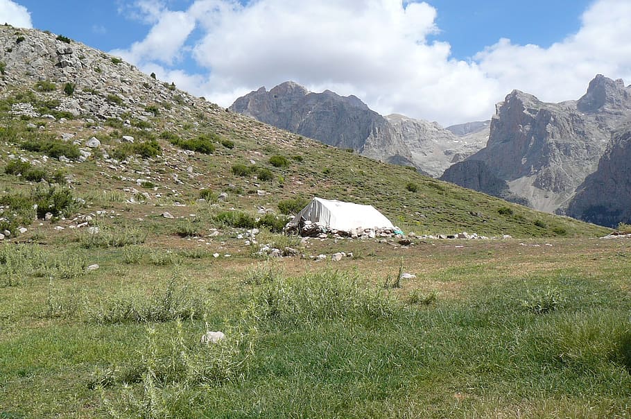 camp, nature, taurus, mountain, sky, landscape, beauty in nature HD wallpaper