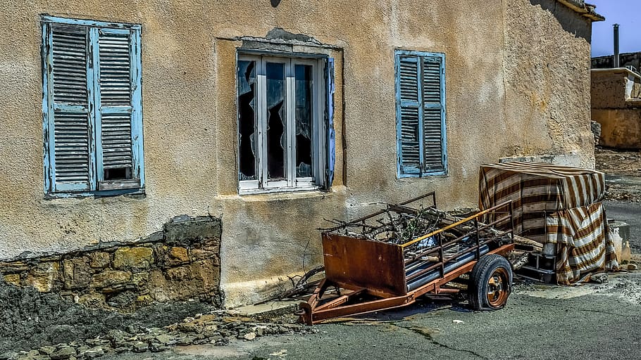 old, house, window, broken, architecture, wall, abandoned, street HD wallpaper