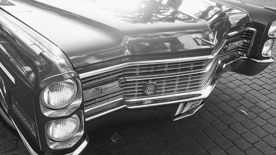 Car, Cadillac, Old, Benidorm, transportation, land vehicle HD wallpaper