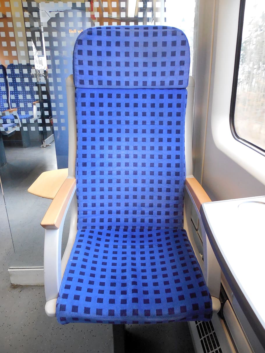 train, travel, seat, exit, locomotion, railway, mobile, vehicle interior HD wallpaper