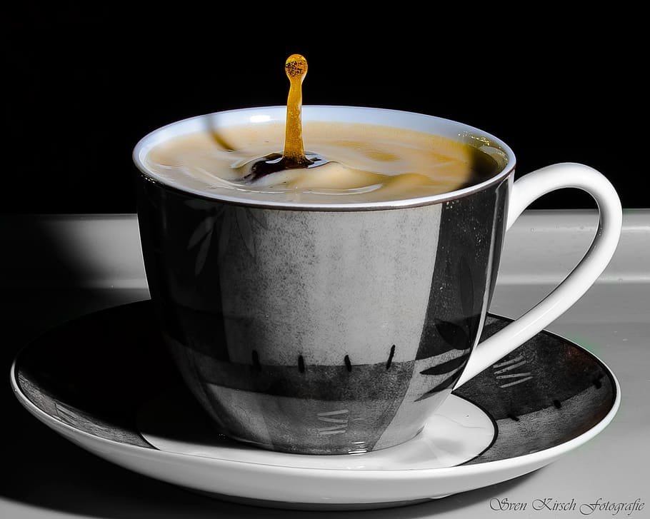 coffee, coffee cup, coffee foam, food and drink, refreshment HD wallpaper