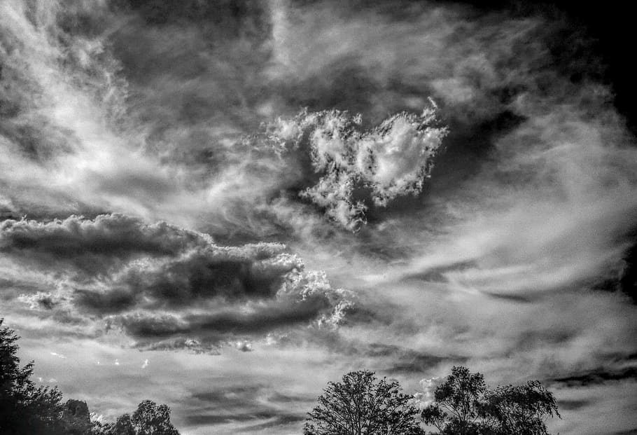 sky, clouds, nature, weather, cloud - sky, beauty in nature HD wallpaper