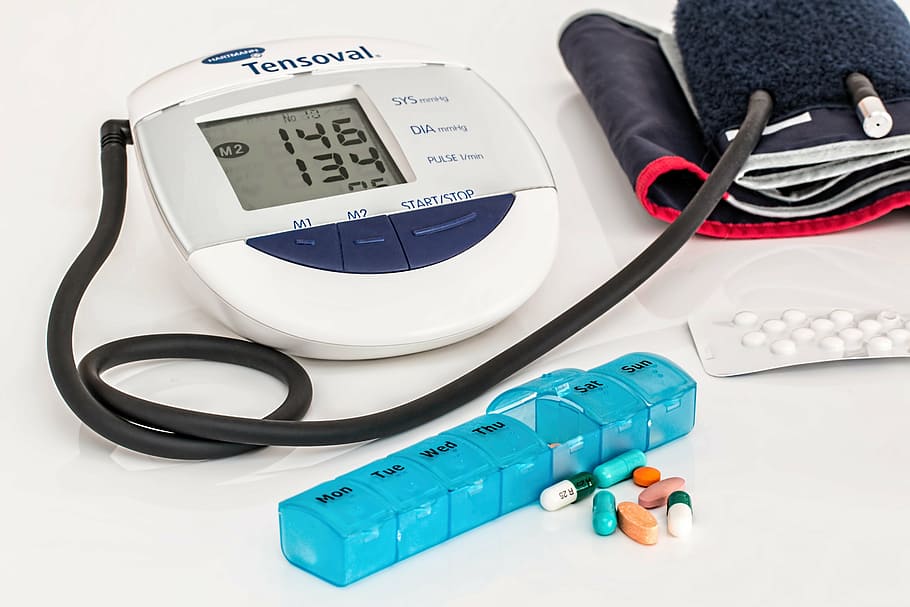 white Tensoval digital blood pressure monitor, hypertension, high blood pressure, HD wallpaper