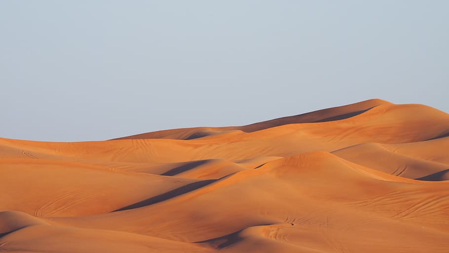 photo of desert during sunset, desert during day time, daytime HD wallpaper