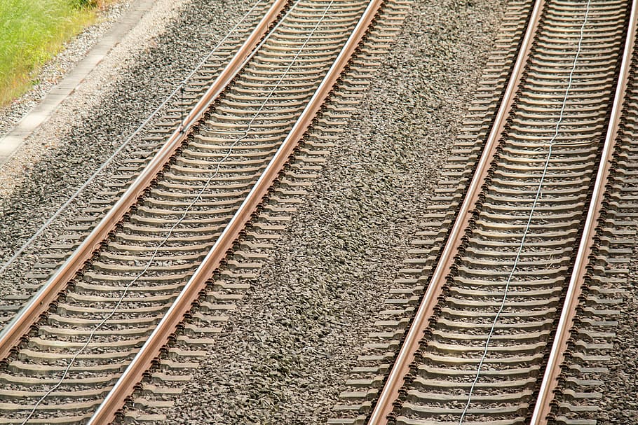 seemed, track, threshold, railway, railroad ties, parallel HD wallpaper
