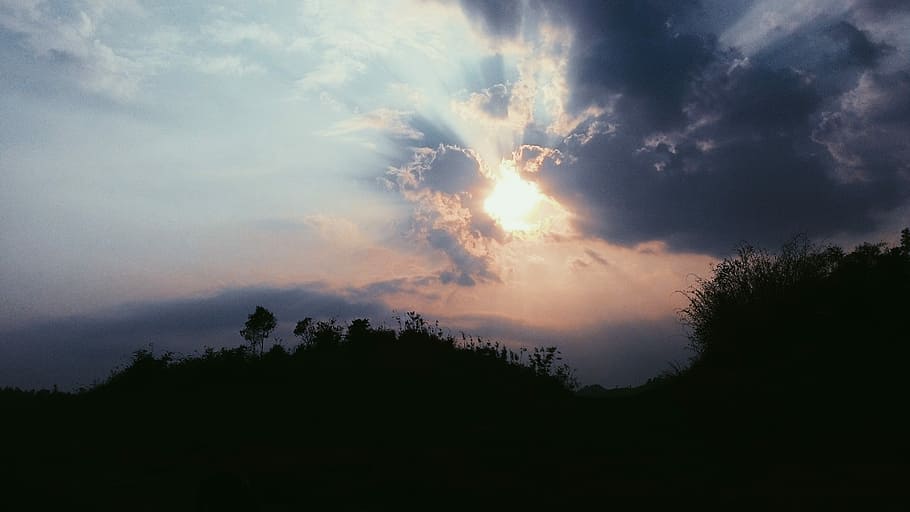 Sky, Cloud, Environment, nature, sunset, cloud - Sky, outdoors HD wallpaper