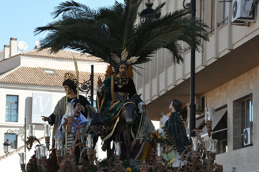 easter, holidays, spain, malaga, semana santa, jesus, holy HD wallpaper