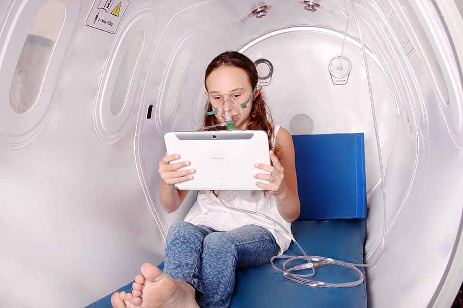 tablet, chamber hyperbaric, treatment, oxygen, bless you, medicine HD wallpaper
