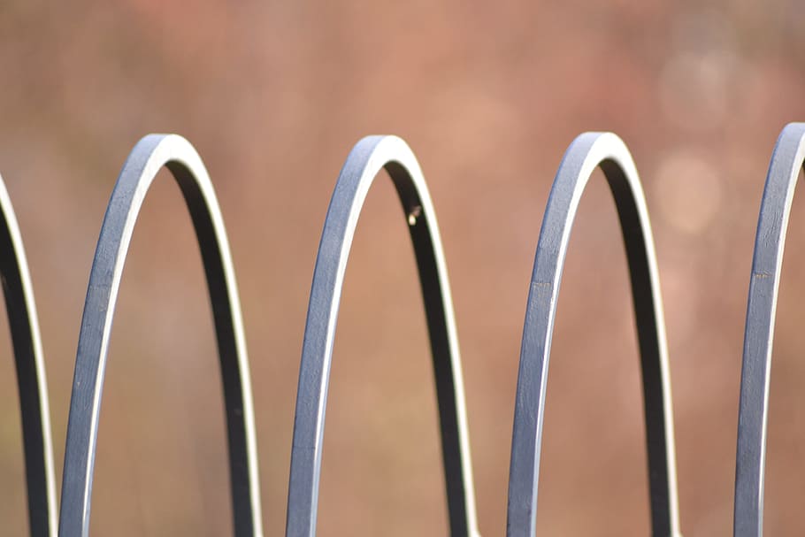 Fence, Abstraction, Art, silver colored, silver - metal, pattern HD wallpaper