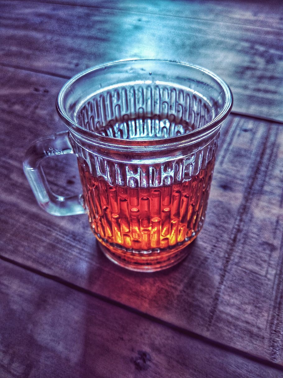 black tea, glass, winter, red, blue, table, food and drink HD wallpaper