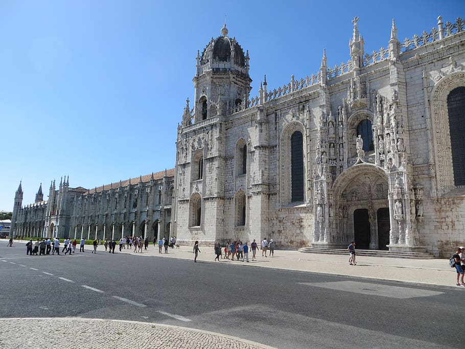 jerónimos monastery, lisbon, architecture, building exterior HD wallpaper