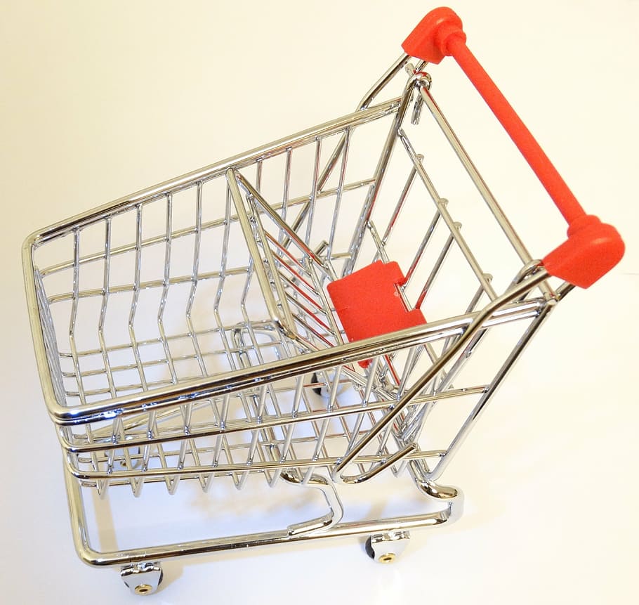 dare, purchasing, shopping cart, were venturing, handle, red
