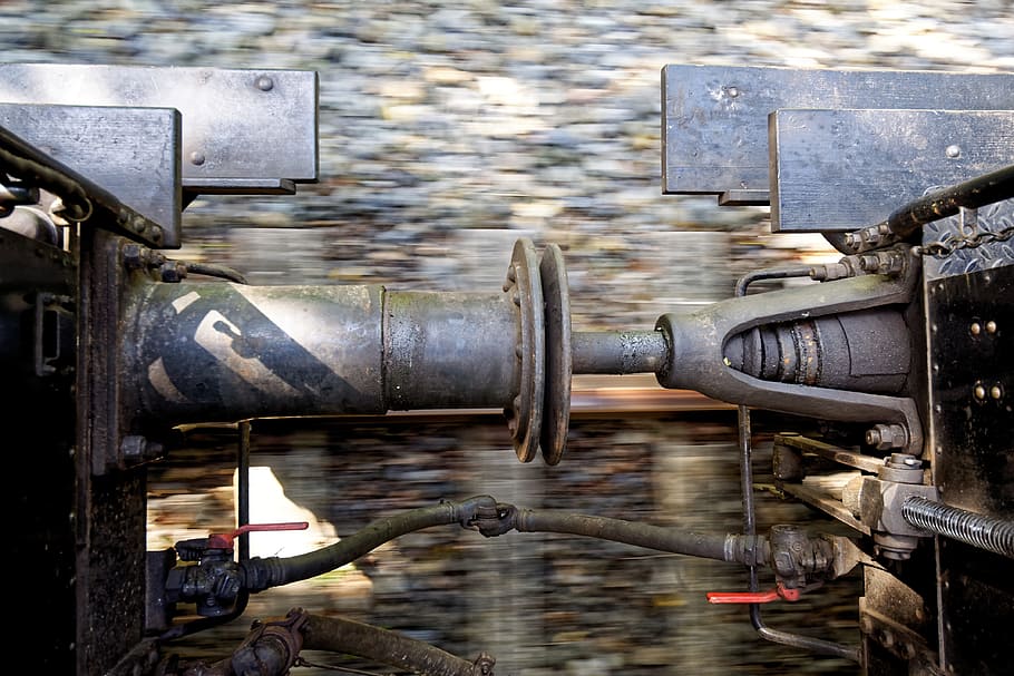 railway, bollard, transport system, train, steam, industry HD wallpaper
