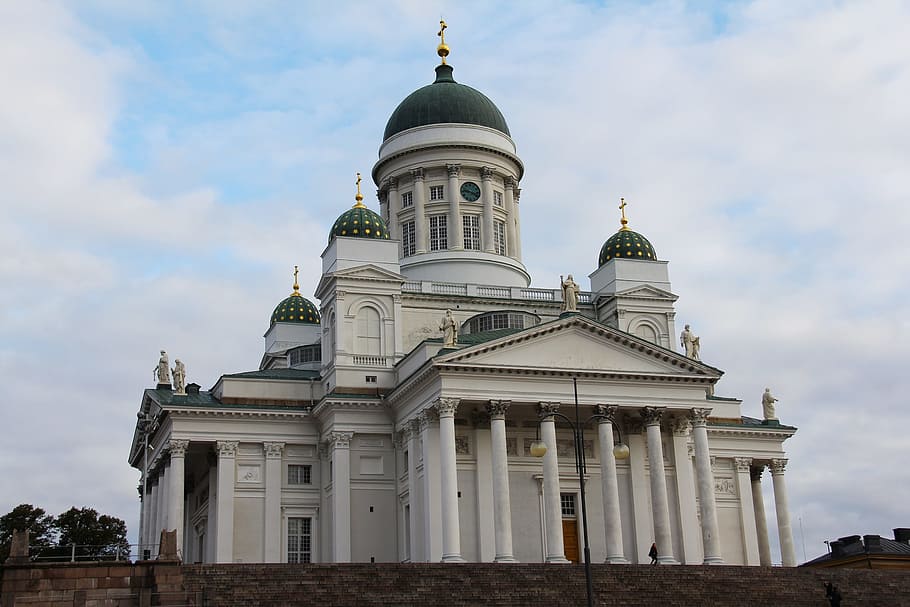 helsinki cathedral, architecture, church, europe, finland, city, HD wallpaper