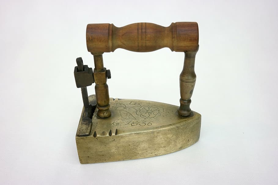 antique, iron, brass, old, single object, studio shot, no people HD wallpaper