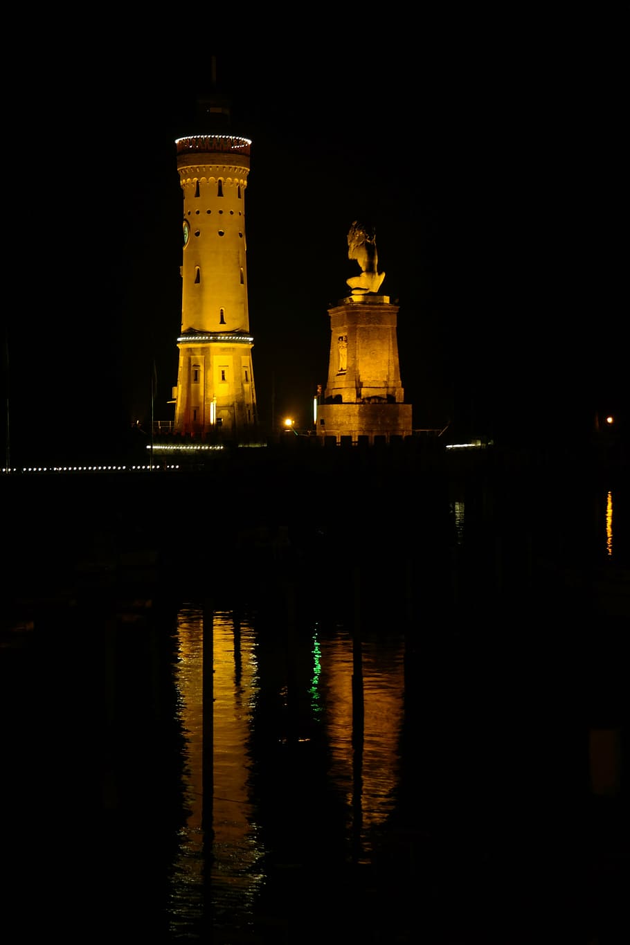 lindau, port, lighthouse, lake constance, water, allgäu, bavaria HD wallpaper