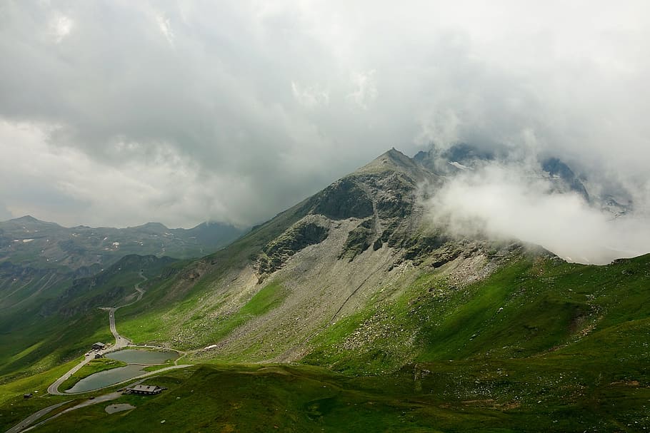 green covered mountains, nature, landscape, panorama, travel HD wallpaper