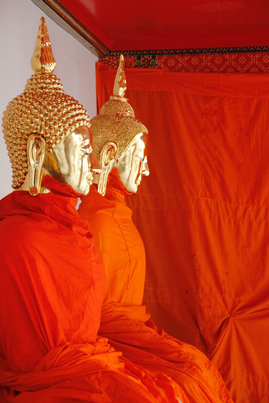 Bangkok, Buddha, Gold, Meditation, buddhism, thailand, asia