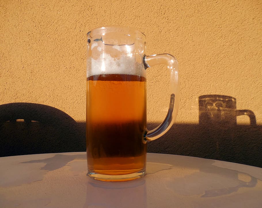 beer, drink, refreshment, alcohol, beer glass, alcoholic, benefit from HD wallpaper