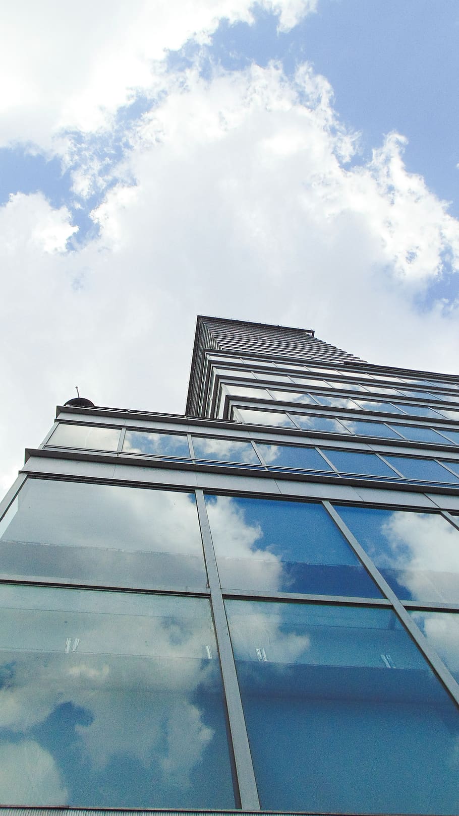 building, cloud, tower, reflection, high, cloud - sky, architecture HD wallpaper