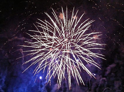 fireworks display, explosion, night sky, bright, occasion, party HD wallpaper