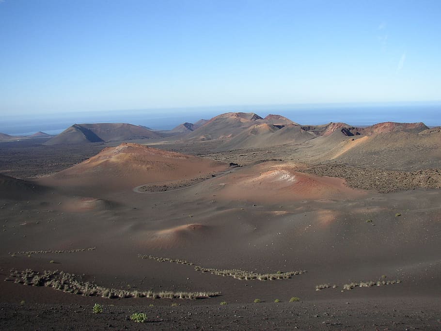 lanzarote, volcano, landscape, scenics - nature, desert, environment HD wallpaper