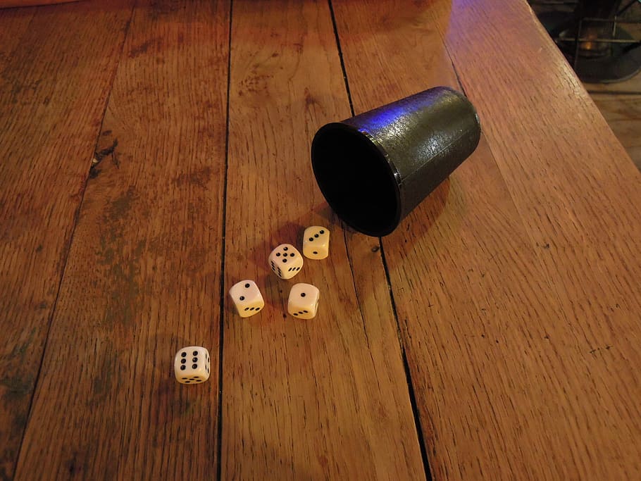 Game, Dice, Tree, wood - material, indoors, hardwood floor HD wallpaper
