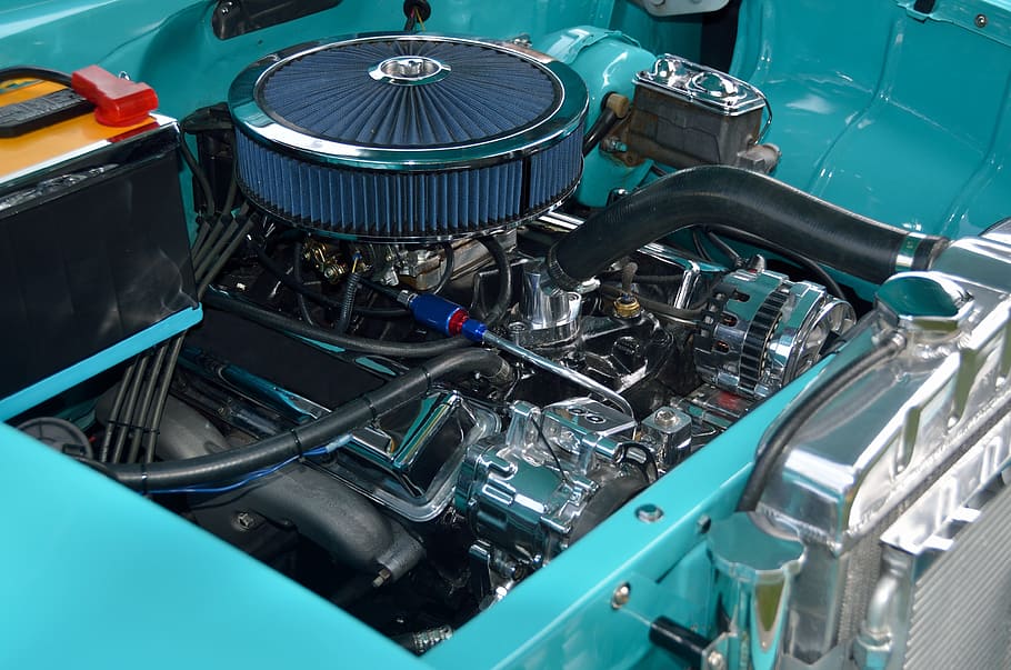 car engine, motor, automobile, vehicle, transportation, mechanic HD wallpaper