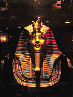 Pharaoh, Egypt, Mummy, Mask, egyptian, funeral, old, museum HD wallpaper