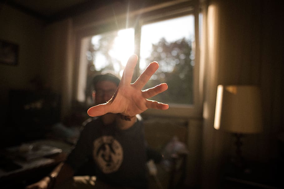 guy, cap, hat, bracelets, hands, room, house, window, glass HD wallpaper