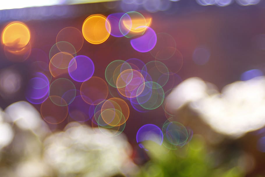 untitled, blur, bokeh, lights, defocused, abstract, night, backgrounds HD wallpaper