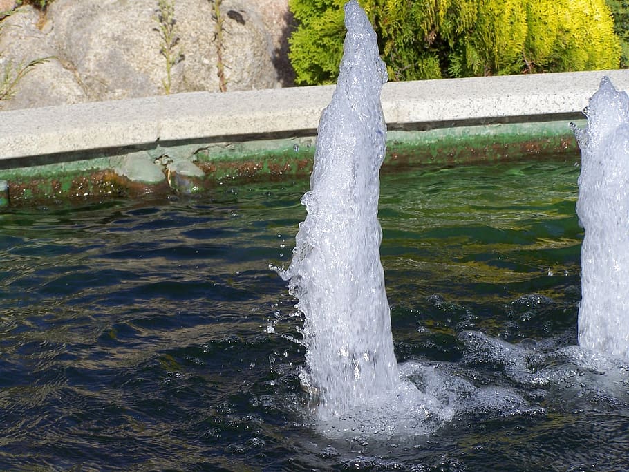 water, source, jets, life, motion, fountain, flowing water HD wallpaper