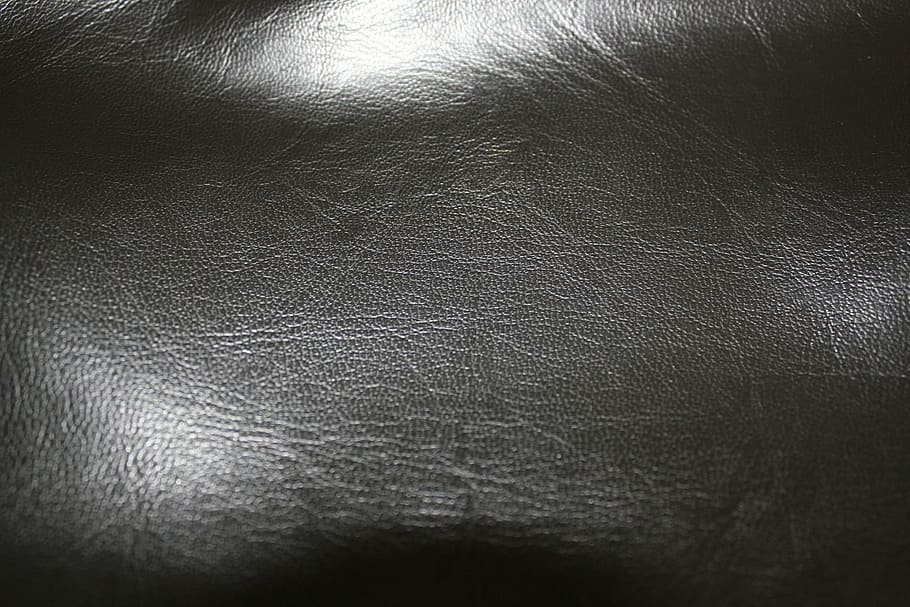 black leather textile, background, textured, dark, surface HD wallpaper