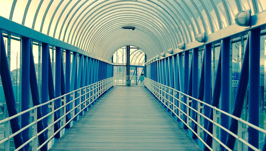 Subway, Walkway, Interior, Indoor, tunnel, corridor, pedestrian HD wallpaper