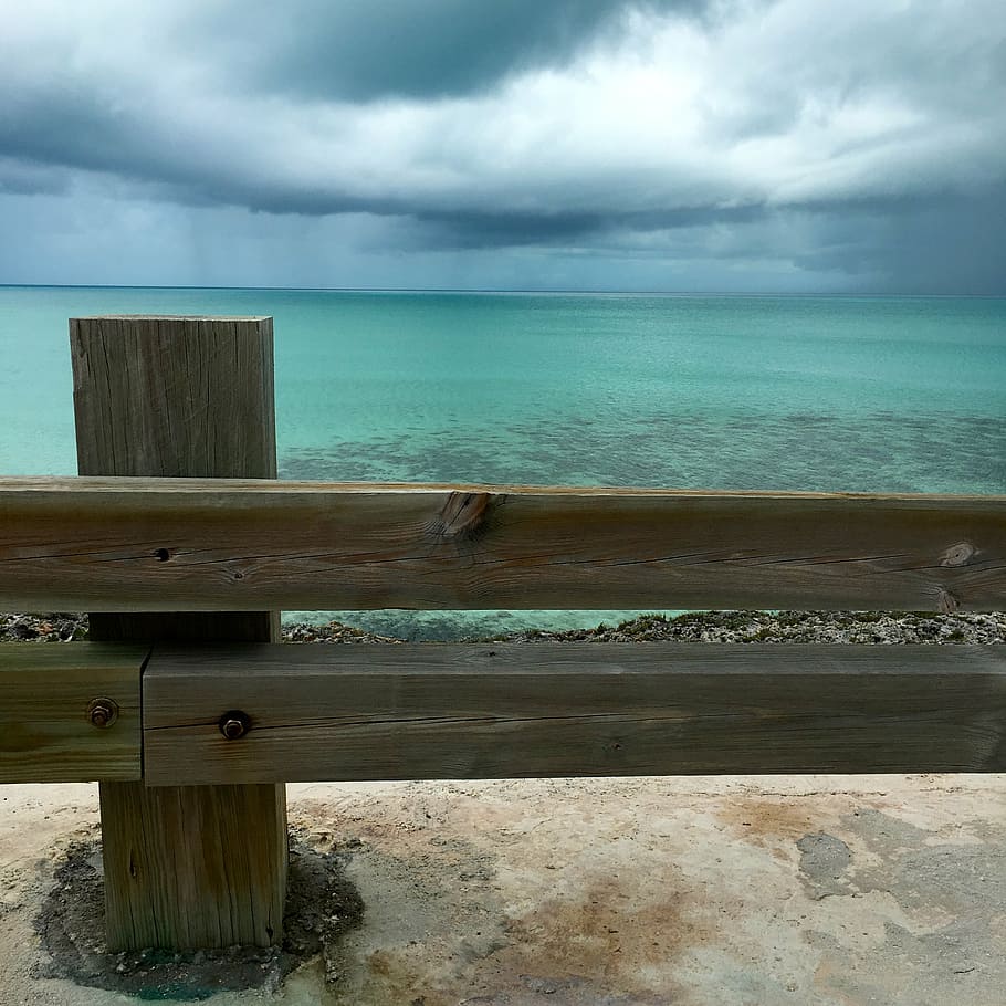 beach, blue waters, cloud, cloud formation, empty, landscape HD wallpaper