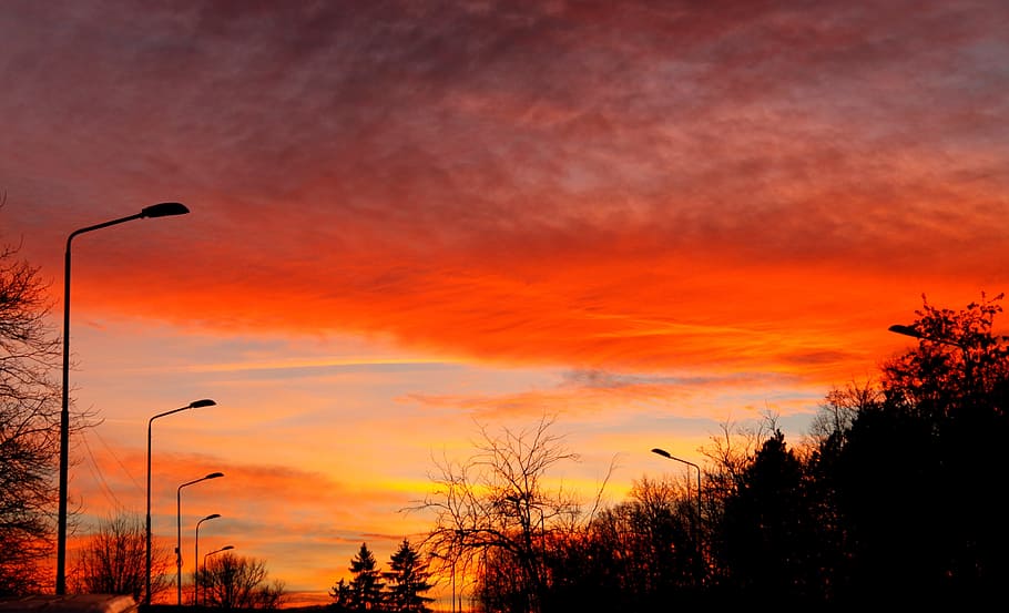 Sunset, Nature, Landscape, sky, nature landscape, bulgaria HD wallpaper