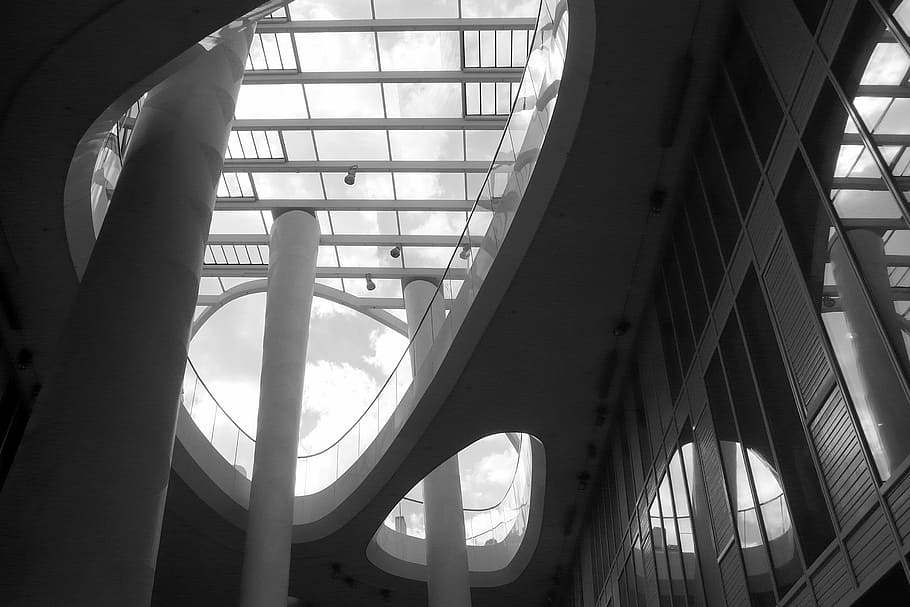 Architecture, Mainz, Light, Shadow, light shadow, building HD wallpaper