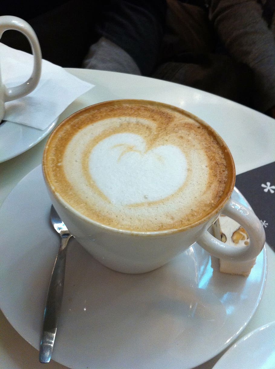 coffee, cappucino, drinking, coffee - drink, cup, food and drink HD wallpaper