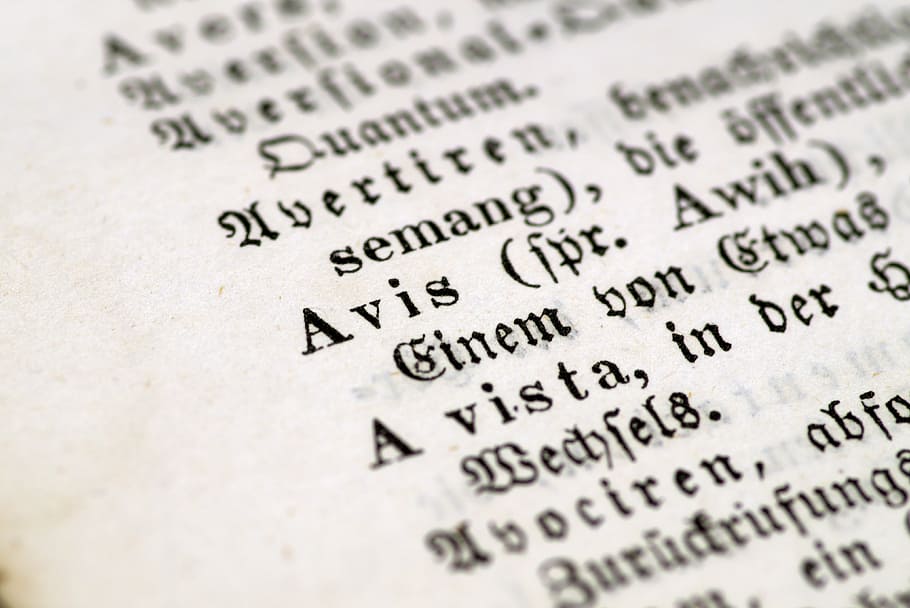 black text printed paper, message, advice, old letter, german HD wallpaper