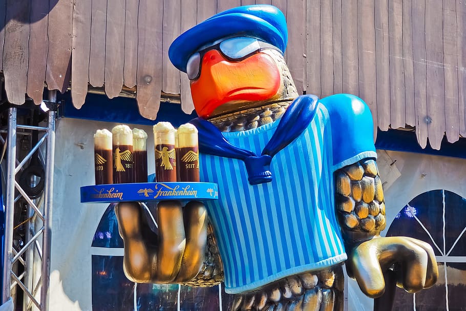 figure, fair, adler, altbier, drink, folk festival, colorful HD wallpaper