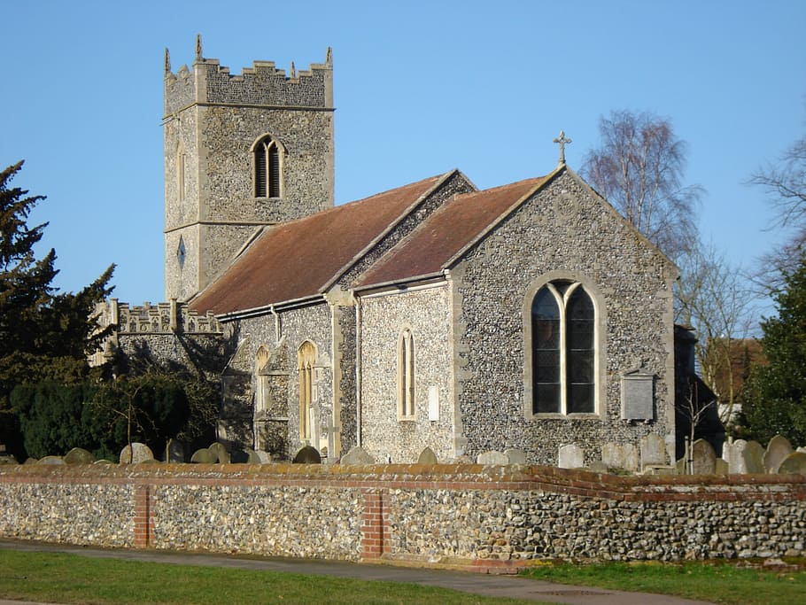 Church, Palgrave, Suffolk, architecture, building exterior HD wallpaper